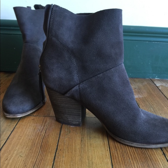 Grey Suede Booties ❤️ - Picture 3 of 5